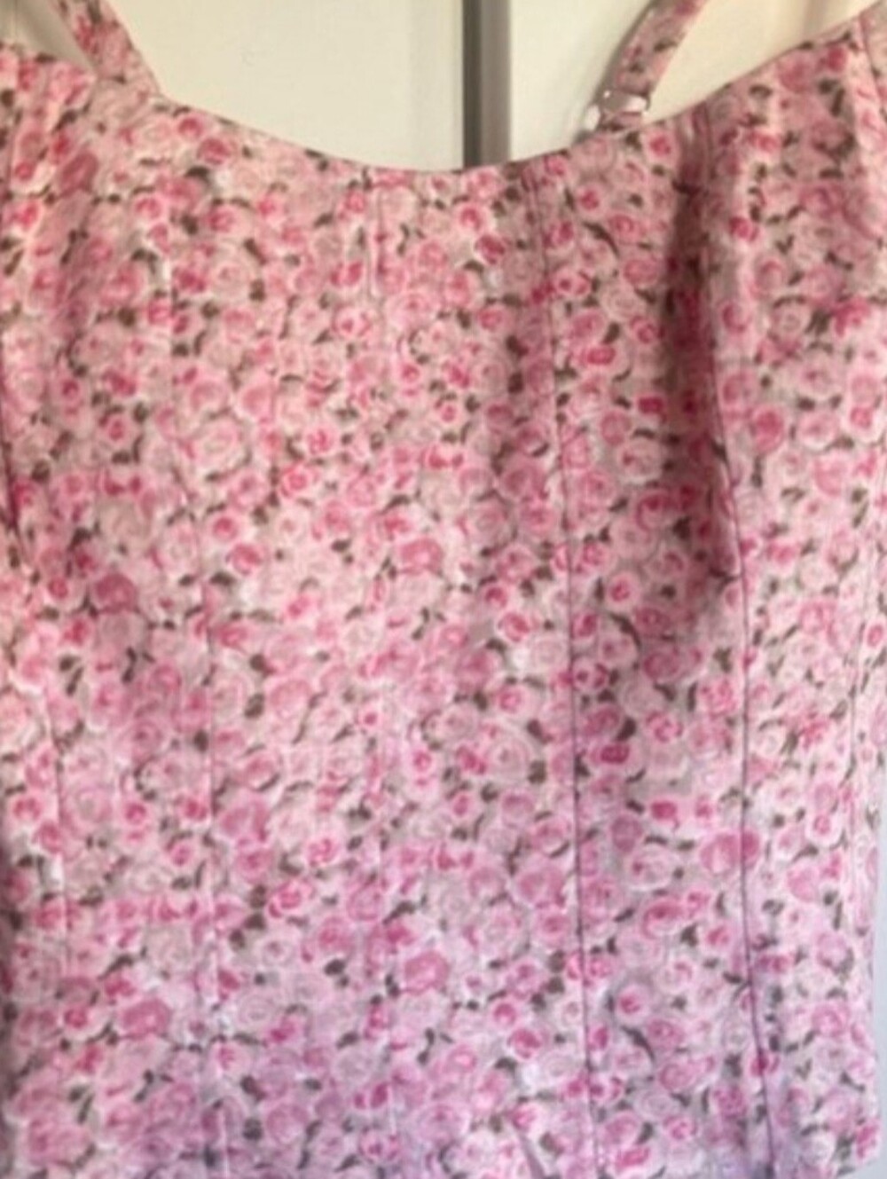 Reformation Hattie Linen Top in Rosin Pink Floral | size 4 -- Worn Once - Picture 6 of 10